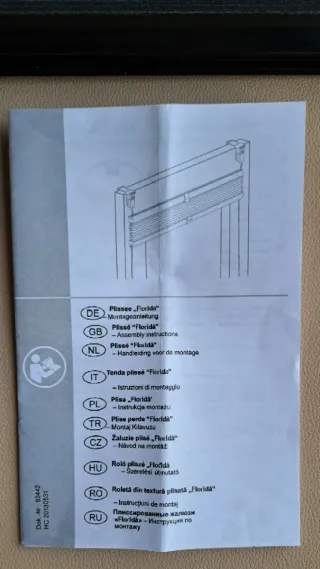 Estor Plisado 50x210 cm