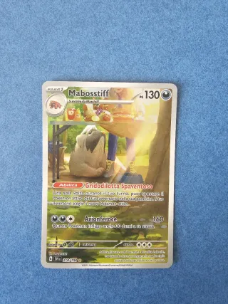 Mabosstiff Carta Pokémon Italiana Rara Illustrazio