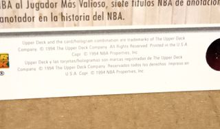 CROMO MICHAEL JORDAN UPPER DECK #23 BASEBALL 1994