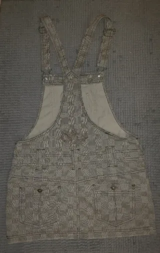 Salopette beige vintage