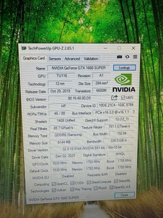 PC Gaming HP i5 10400F 1660 SUPER