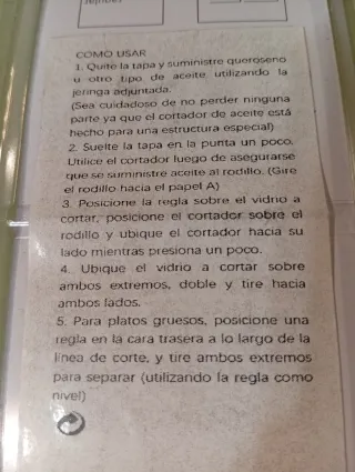 Cortador Vidrio Cristal Espejo GLASS CUTTER