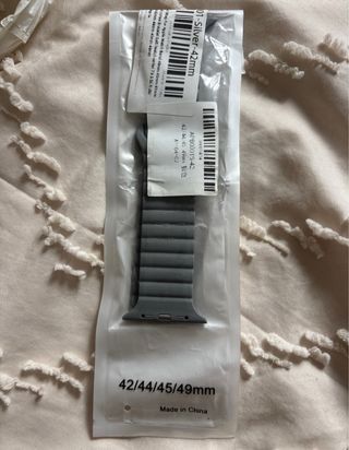 Correa Apple Watch 42/44/45/49mm Plata