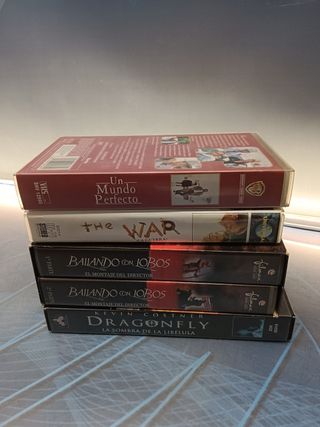 PELÍCULAS 4 VHS, pack Kevin Costner
