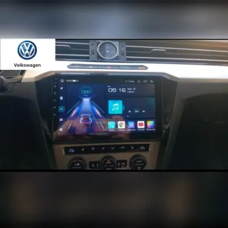 Rádio VW Passat B8 Android 14 com GPS (Novo)