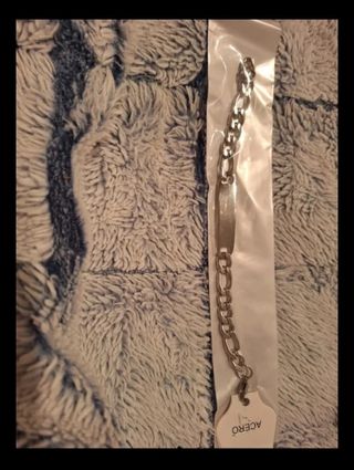 Pulsera esclava acero plateada