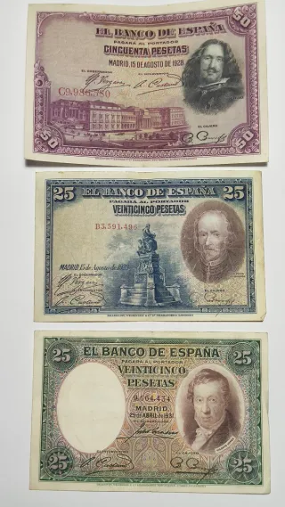 Billetes antiguos españoles