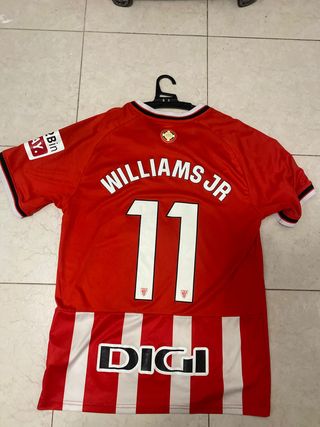 Camiseta Athletic Club Castore Roja y Blanca