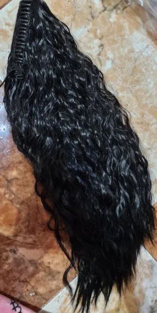 Peluca Castaña Humana