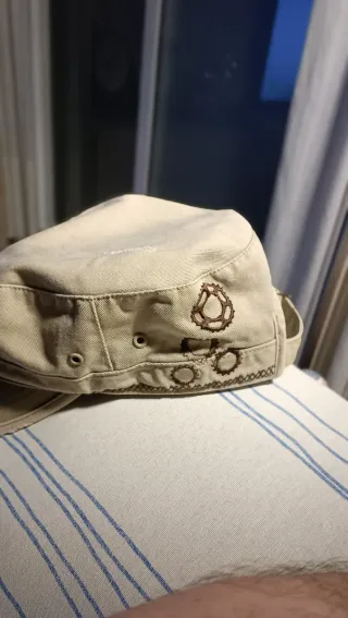 Gorra militar vintage beige/verde