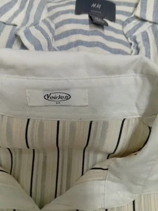 2 Camisas TINTA Rayas Talla M