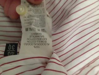 2 Camisas TINTA Rayas Talla M