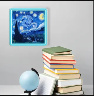 Lampada/Quadro neon Led "Notte Stellata"