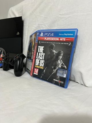 PS4 Fat Nera + Controller + The Last Of Us