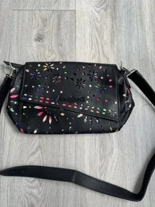 Bolso Desigual Negro Multicolor