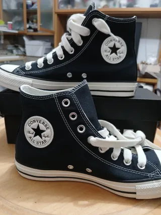 Converse ricamate nere tg 41