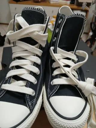 Converse ricamate nere tg 41