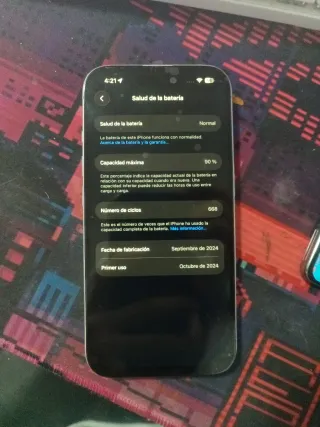 iPhone 16 128GB Blanco 90%