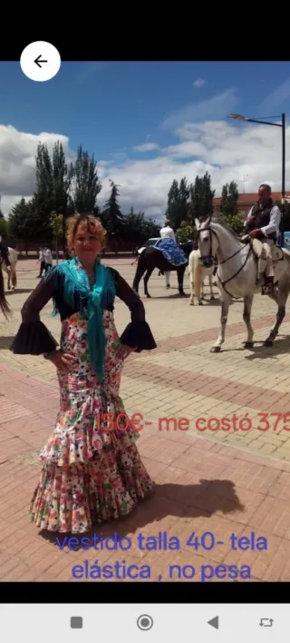Vestido Flamenco Talla 40