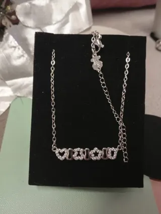 Gargantilla Tous Plata, con sus Icónicas figuras.