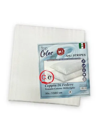 Coprimaterasso singolo con zip in cotone