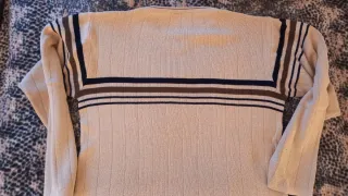 Y2K Maglia Uomo Beige Marrone Tg L