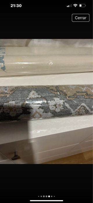 Papel pintado pared diseño geométrico