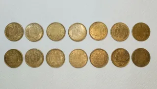 Monedas antiguas 1953 2,5 Pesetas