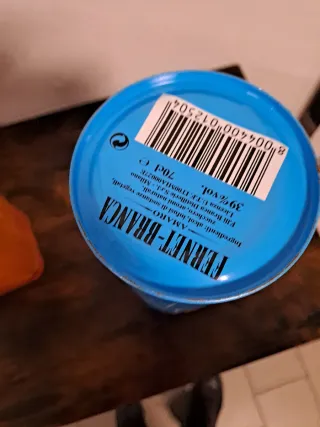 Contenitore vuoto Fernet Branca