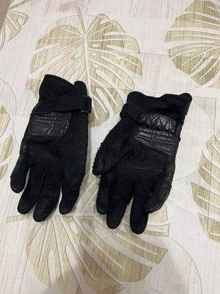 Guantes de moto de cuero mujer