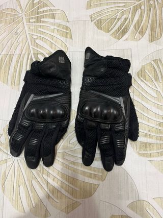 Guantes de moto de cuero mujer