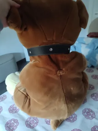 Peluche Perro Bulldog Marrón