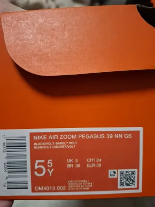 Nike Air Zoom Pegasus 39 NN GS Talla 38