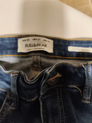 Pantalón tejano skinny azul