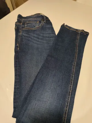 Pantalón tejano skinny azul