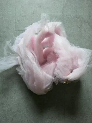 Tulle rosa - vari metri