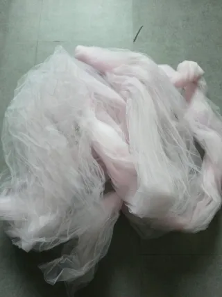 Tulle rosa - vari metri