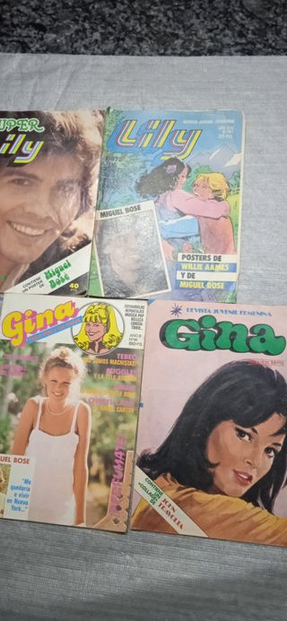 9 revistas Esther, Lily, Gina