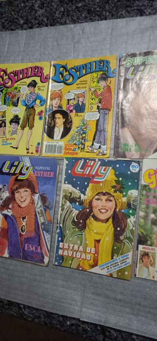 9 revistas Esther, Lily, Gina