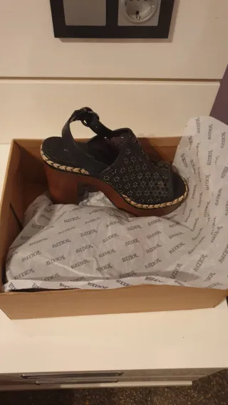 Zapatos negros de plataforma