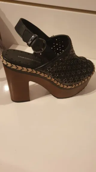 Zapatos negros de plataforma