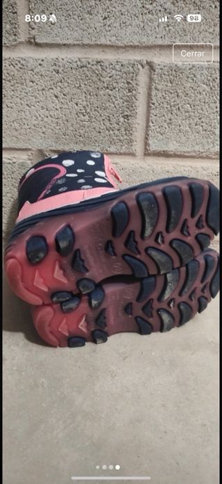 Botas de nieve niña talla 28