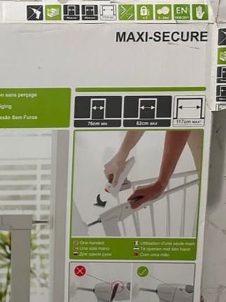 Pack Barrera Munchkin Maxi-Secure 76-82cm + 14cm