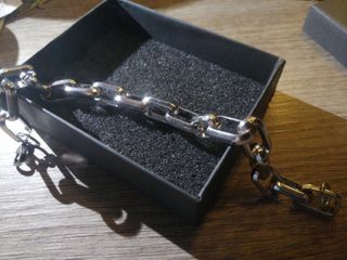 Bracciale uomo acciaio stile Gucci