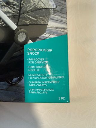 Funda lluvia Chicco para capazo