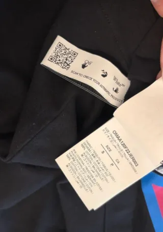 T-shirt Off White nera