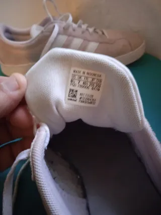 Adidas VL Court 3.0 ante rosa y blanco