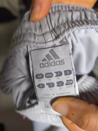 Pantaloncino Adidas Bianco Taglia M