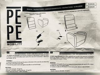 Sillón relax eléctrico reclinable beige