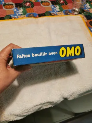 Antiguo paquete de jabón OMO
